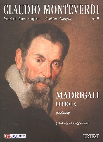 Complete Madrigals vol.9 (in original clefs)  for 2-3 voices and Bc  score