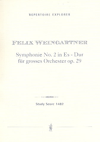 Sinfonie Es-Dur Nr.2 op.29  für Orchester  Studienpartitur