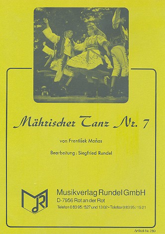 Mährischer Tanz Nr.7  für Blasorchester  Direktion und Stimmen