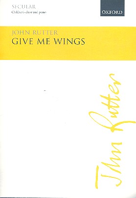 Give me Wings  for children chorus and piano  score