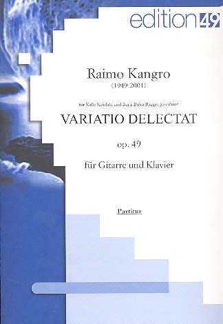 Variatio delectat op.49  für Gitarre und Klavier  