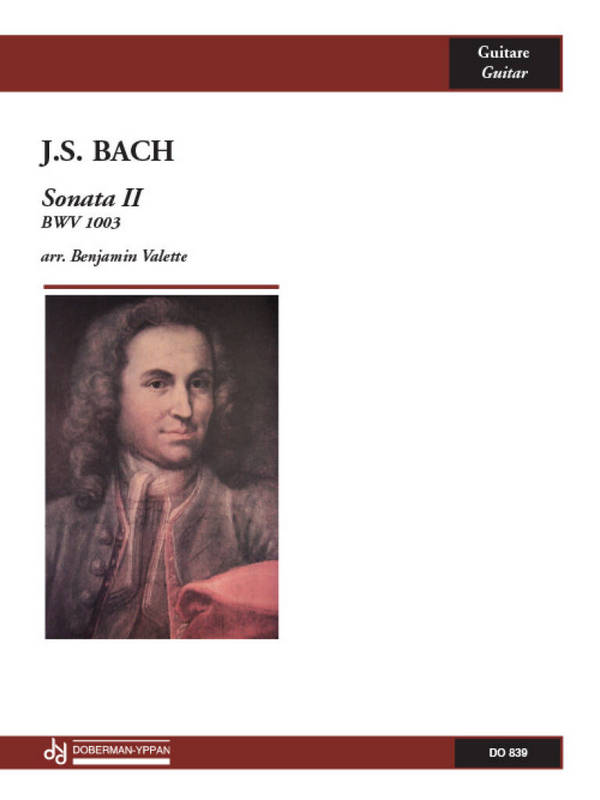Sonate Nr.2 BWV1003&nbsp;&nbsp;für Gitarre&nbsp;&nbsp;