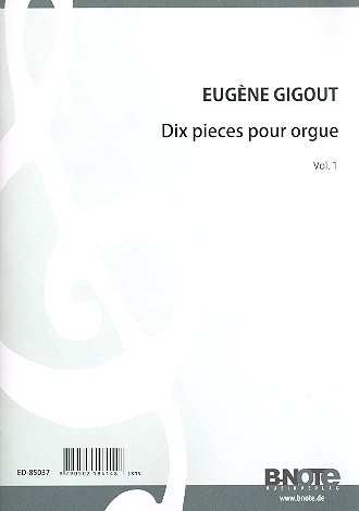 10 Pièces vol.1 (nos.1-5)  pour orgue  