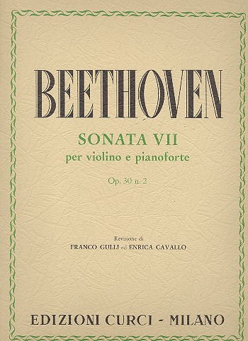 Sonata no.7 op.30,2&nbsp;&nbsp;for violin and piano&nbsp;&nbsp;