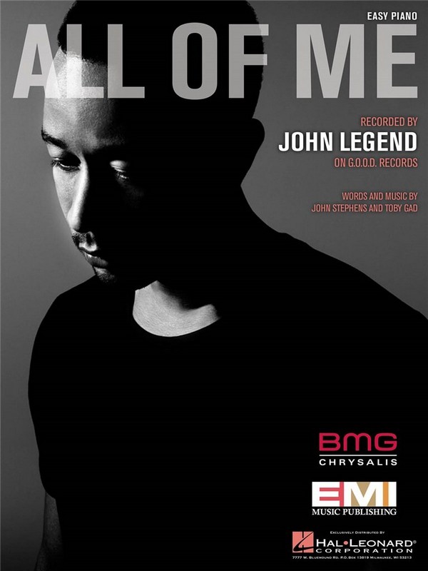 All of me&nbsp;&nbsp;for easy piano (with lyrics and chords)&nbsp;&nbsp;