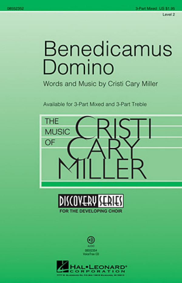 Benedicamus Domino&nbsp;&nbsp;for mixed chorus (SAM) and piano&nbsp;&nbsp;score