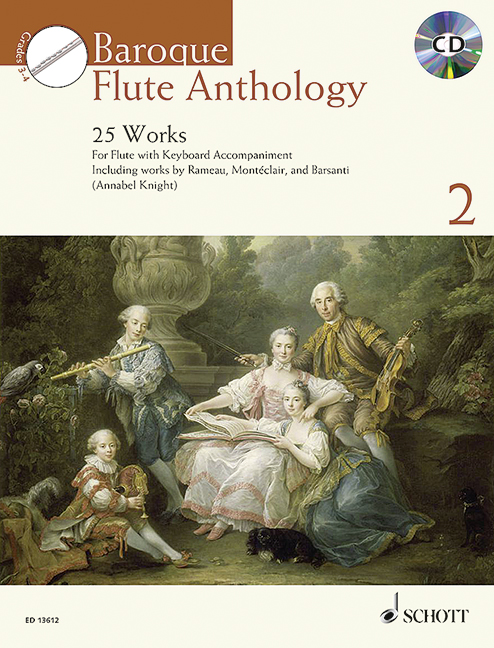 Baroque Flute Anthology vol.2 (+CD)  for flute and piano  
