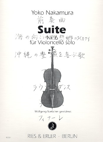 Suite Nr.6&nbsp;&nbsp;für Violoncello&nbsp;&nbsp;