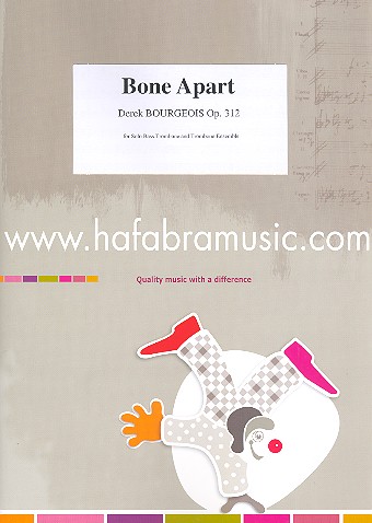 Bone apart op.312  for solo bass trombone and 6-part trombone ensemble  score and parts