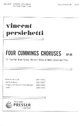 Dominic has a Doll&nbsp;&nbsp;for 2-part mixed voices (women's voices men's voices) and piano&nbsp;&nbsp;score