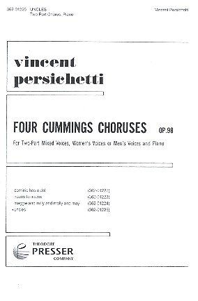 Uncles&nbsp;&nbsp;for 2-part mixed voices (women's voices men's voices) and piano&nbsp;&nbsp;score