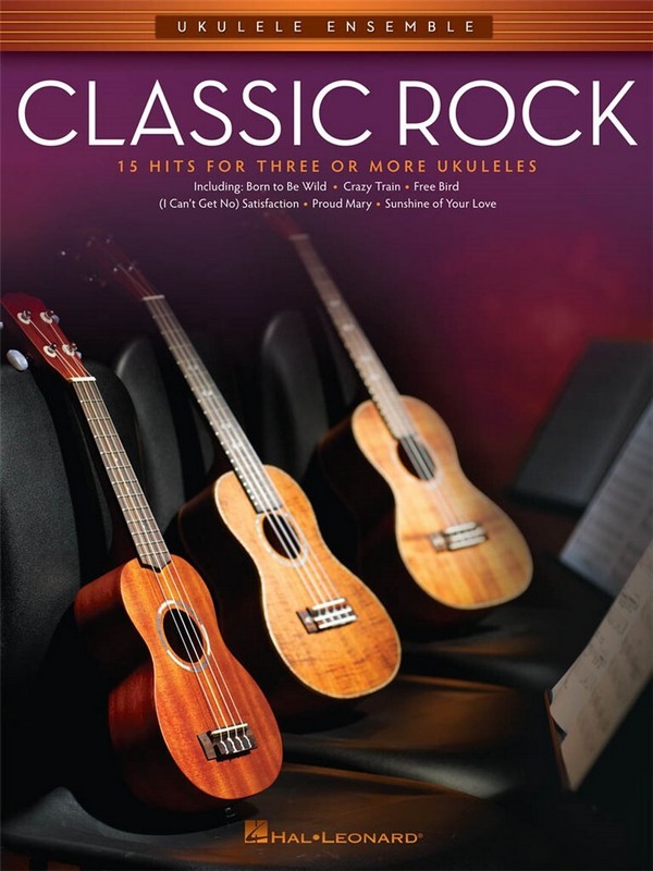 Classic Rock:&nbsp;&nbsp;for 3-x ukuleles (ensemble)&nbsp;&nbsp;score