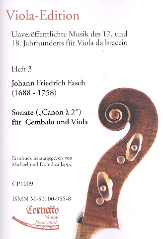 Sonate  für Viola und Cembalo  