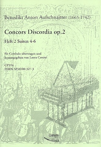 Concors discordia op.2 Band 2 (Nr.4-6)  für Cembalo  