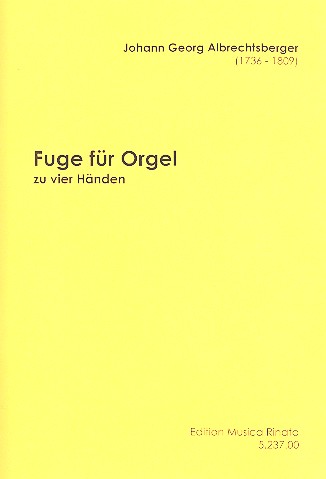 Fuge  für Orgel  