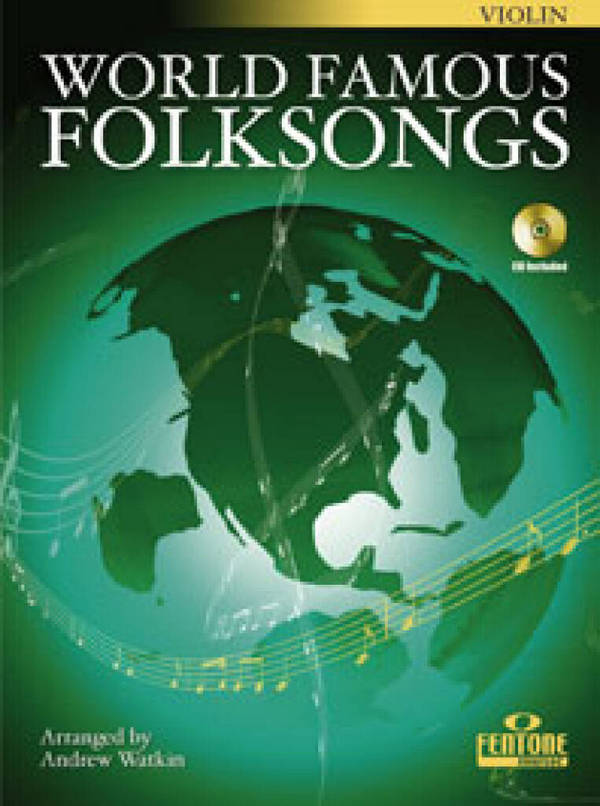 World famous Folksongs (+CD)&nbsp;&nbsp;for violin&nbsp;&nbsp;