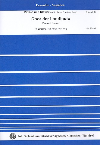 Chor der Landleute&nbsp;&nbsp;für Violine und Klavier (Violine 2, Violoncello, Kontrabass ad lib.)&nbsp;&nbsp;Stimmen