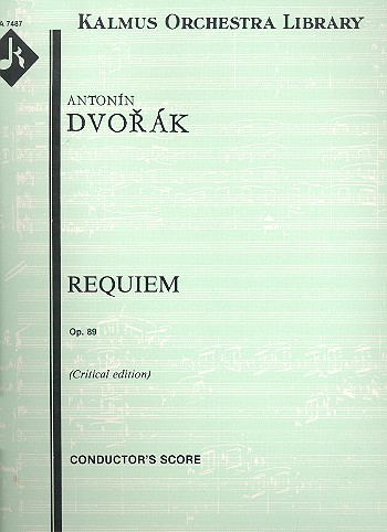 Requiem op.89&nbsp;&nbsp;for mixed chorus and orchestra&nbsp;&nbsp;score (la)