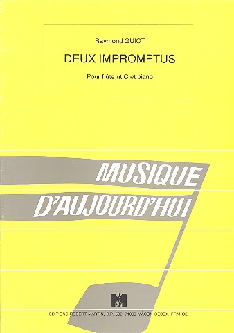 2 Impromptus&nbsp;&nbsp;pour flûte et piano&nbsp;&nbsp;
