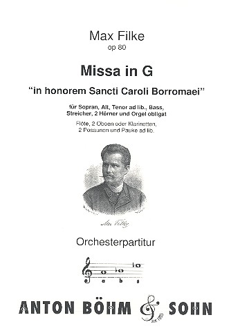 Messe G-Dur op.80&nbsp;&nbsp;für gem Chor und Orchester&nbsp;&nbsp;Partitur