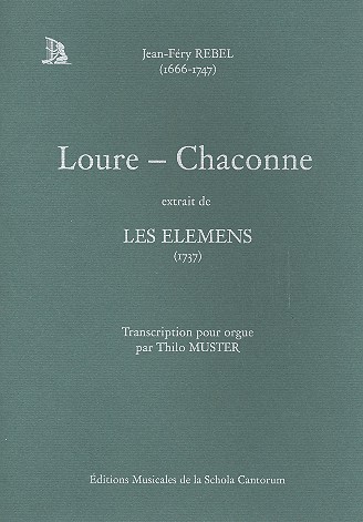 Loure - Chaconne  pour orgue  