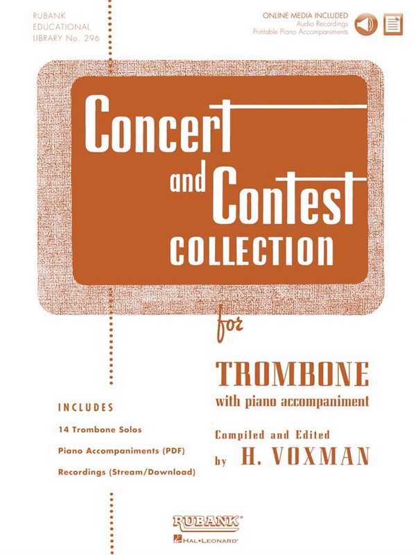 Concert and Contest Collection (+CD/CD-ROM)  for trombone and piano  