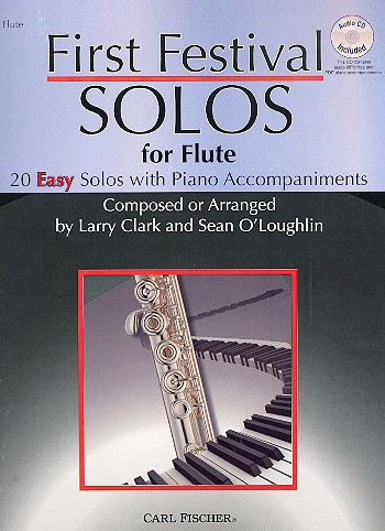 First Festival Solos (+mp3-CD)  for flute and piano  flute part and CD with printable accompaniments