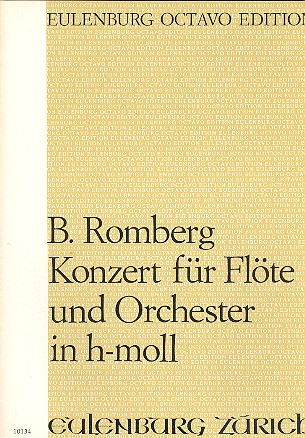 Konzert h-Moll op.30  für Flöte und Orchester  Partitur