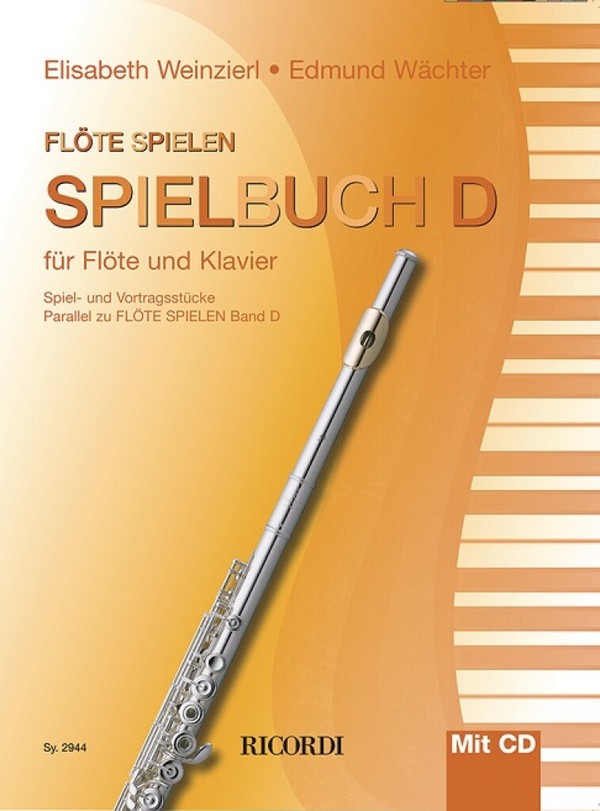Flöte spielen - Spielbuch Band D (+CD)&nbsp;&nbsp;für Flöte und Klavier&nbsp;&nbsp;