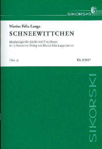 Schneewittchen&nbsp;&nbsp;&nbsp;&nbsp;Libretto