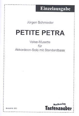 Petite Petra  Einzelausgabe für Akkordeon  