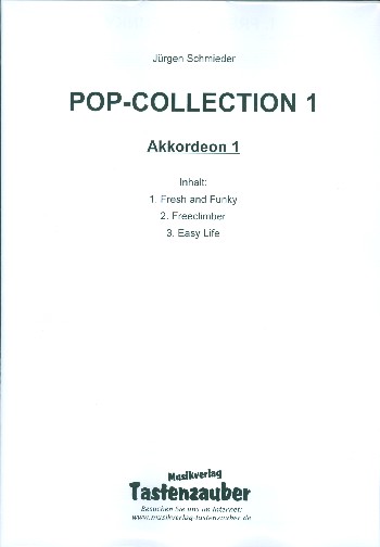 Pop Collection Band 1  für Akkordeonorchester  Stimmensatz