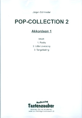 Pop Collection Band 2  für Akkordeonorchester  Stimmensatz