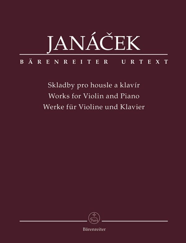 Werke&nbsp;&nbsp;für Violine und Klavier&nbsp;&nbsp;