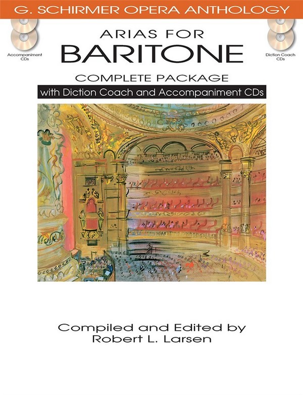 Arias for Baritone - with Diction Coach (+4 CD's)  for baritone and piano  
