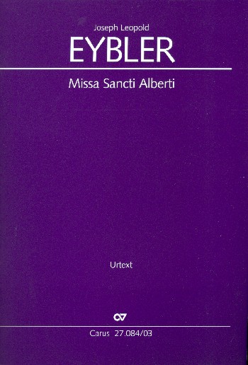 Missa Sancti Alberti HV6  für Soli, gem Chor, Streicher und Orgel (Bläser ad lib)  Klavierauszug