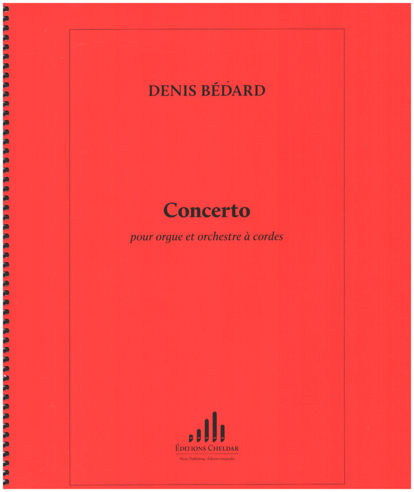 Concerto  pour orgue et orchestre à cordes  parties (2-2-1-1-1)