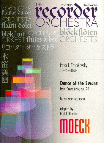 Tanz der Schwäne aus Schwanensee op.20&nbsp;&nbsp;für Blockflöten-Ensemble&nbsp;&nbsp;Partitur und Stimmen