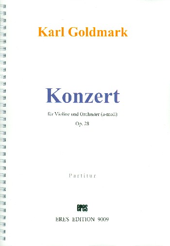Konzert a-Moll op.28  für Violine und Orchester  Partitur