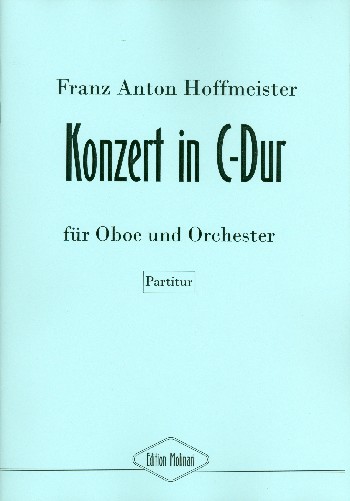 Konzert C-Dur  für Oboe und Orchester  Partitur