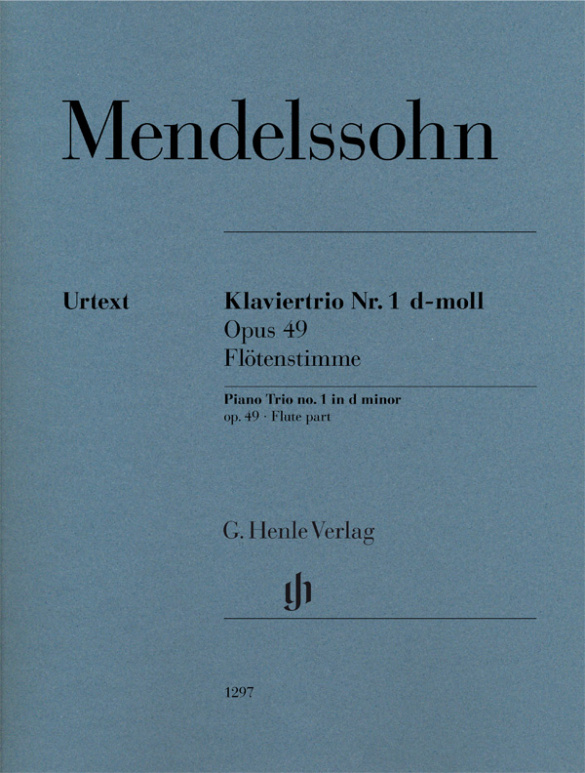Trio d-Moll Nr.1 op.49&nbsp;&nbsp;für Violine (Flöte), Violoncello und Klavier&nbsp;&nbsp;Flötenstimme