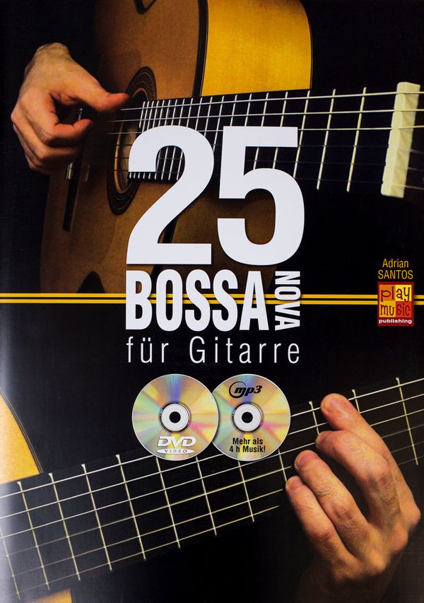 25 Bossa Nova (+mp3-CD +DVD):&nbsp;&nbsp;für GitarreTabulatur (dt)&nbsp;&nbsp;