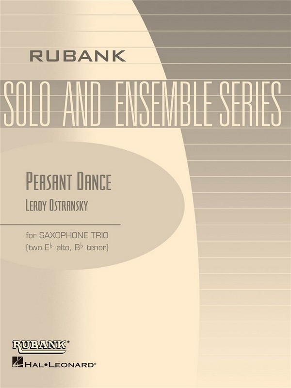 Peasant Dance  for 2 alto and tenor saxophone  score and parts
