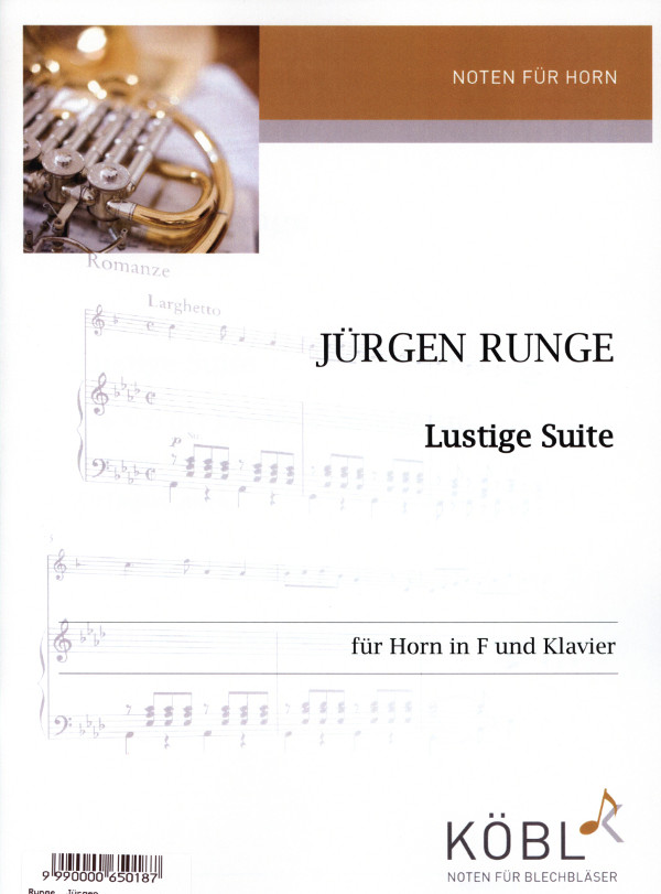 Lustige Suite  für Horn in F und Klavier  