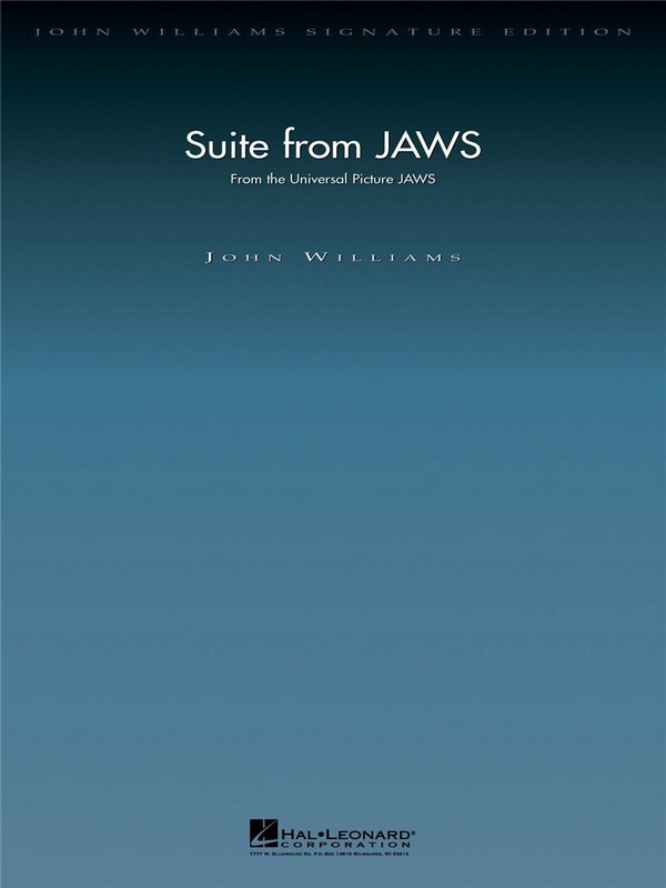 Suite from Jaws:&nbsp;&nbsp;for orchestra&nbsp;&nbsp;score