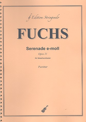 Serenade e-Moll op.21  für Streichorchester  Partitur