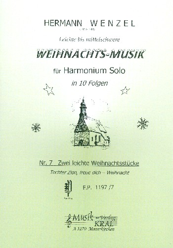 2 leichte Weihnachtsstücke  für Harmonium solo  