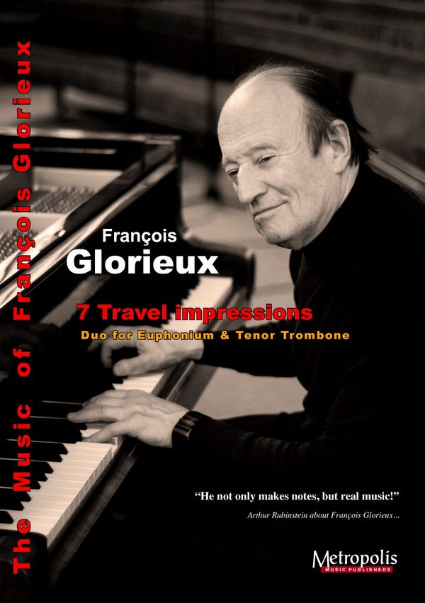 7 Travel Impressions  for euphonium and tenor trombone  2 scores