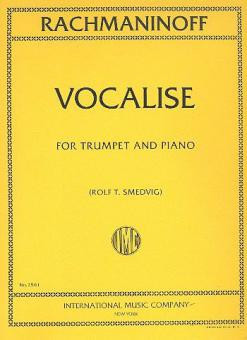 Vocalise op.34,14  for trumpet and piano  
