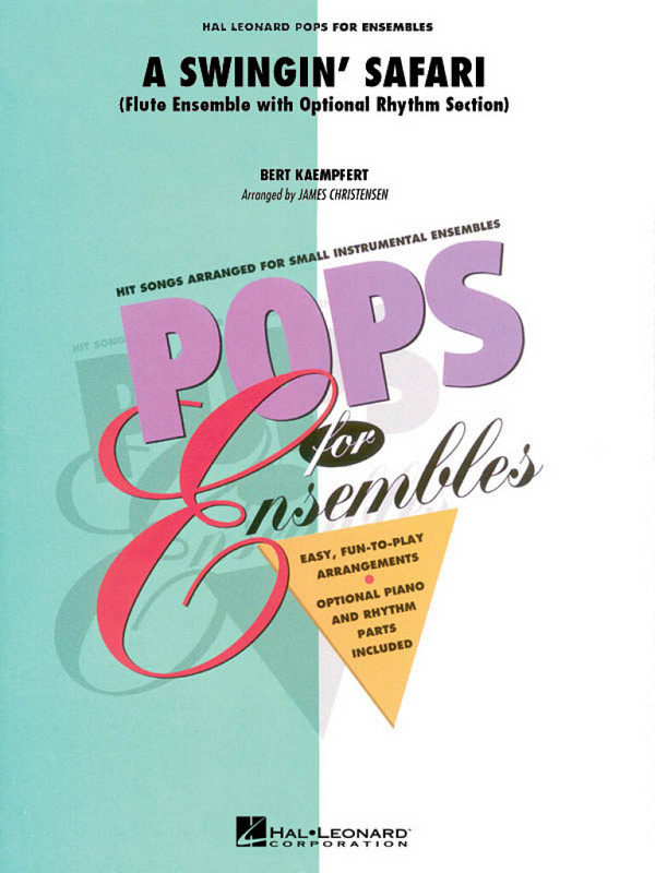 A swingin' Safari:&nbsp;&nbsp;for flute ensemble (rhythm section ad lib)&nbsp;&nbsp;score and parts